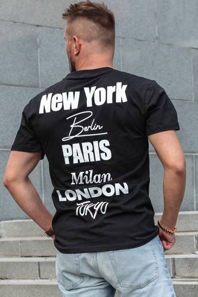 Cities T-Shirt Black JERONE