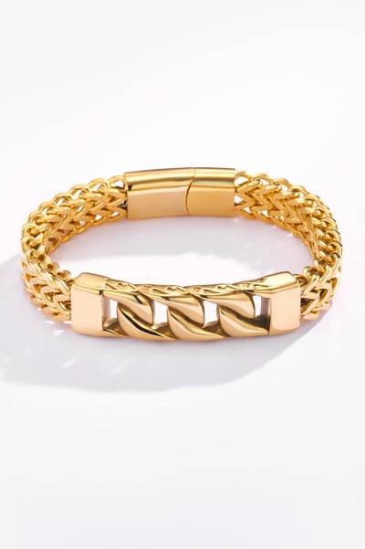 Kullanvärinen rannekoru laatalla JERONE JEWELLERY