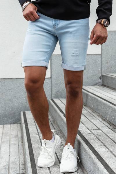 Vaaleansiniset joustavat shortsit ONLY&SONS