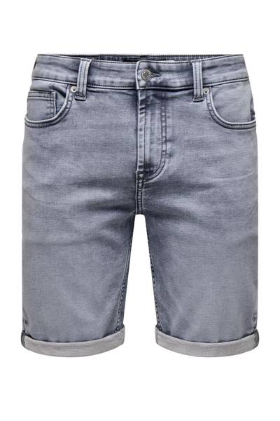 Harmaat farkkushortsit PLY ONLY&SONS