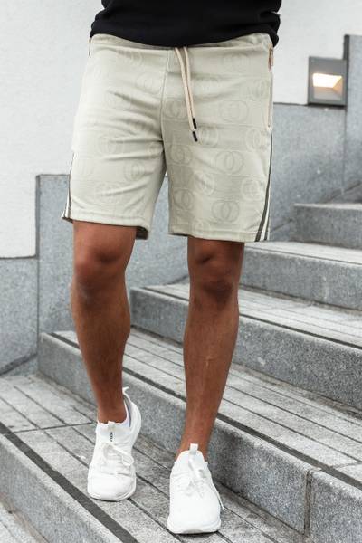 Dax Printed Beige Shorts JERONE