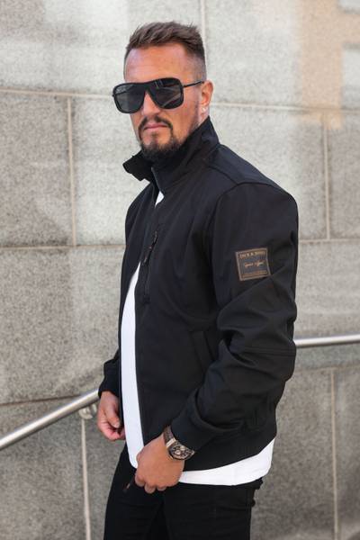 Parker Softshell Bomber musta JACK&JONES