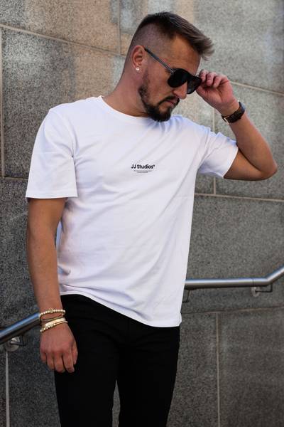 Soho valkoinen t-paita JACK&JONES