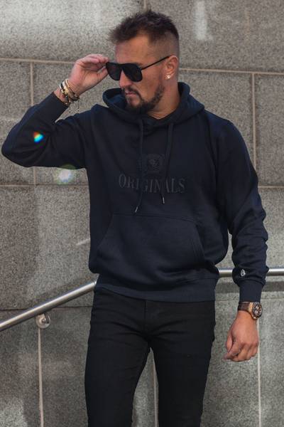 Fredriksberg sininen huppari JACK&JONES