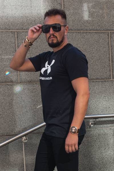 Black Logo T-Shirt Under Armour Black Logo T-Shirt Under Armour
