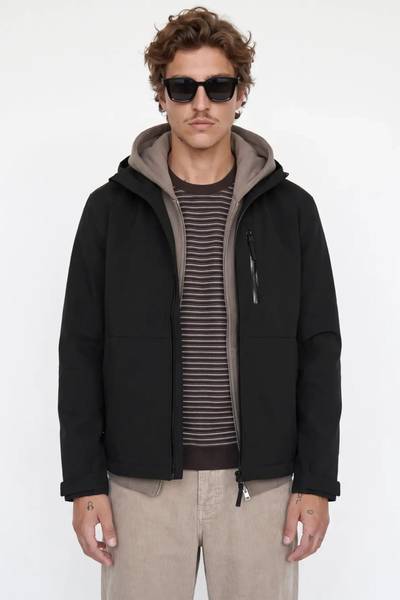 Musta tekninen takki JACK&JONES Musta tekninen takki JACK&JONES