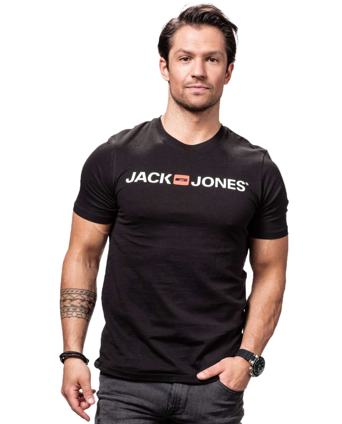 Logo Tee Black Jack & Jones