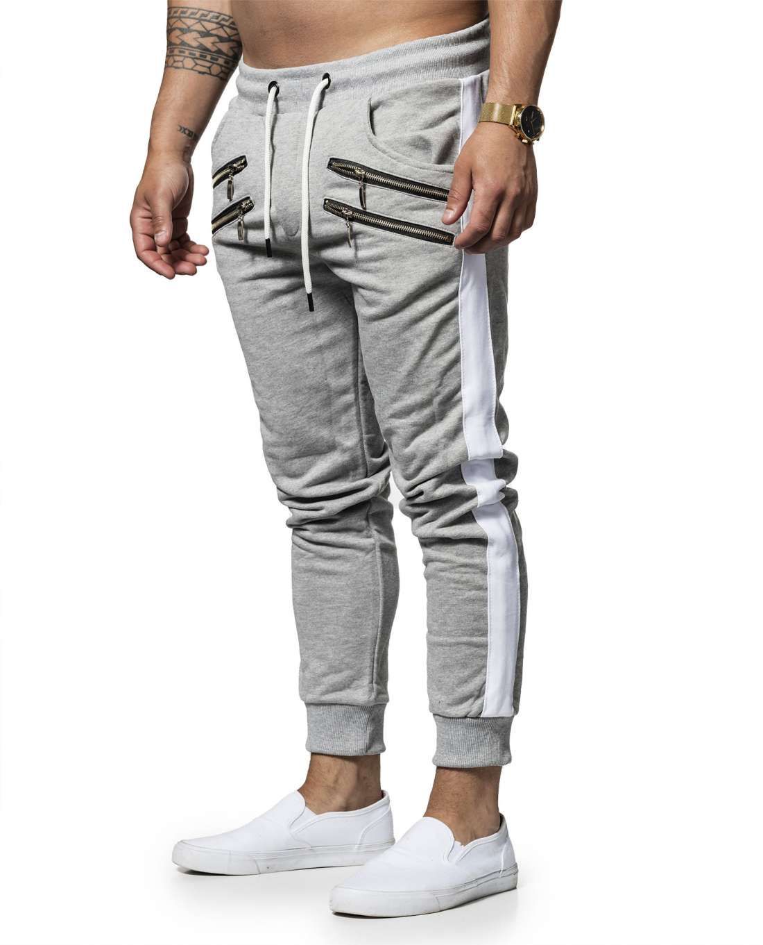 Ted College Pants Gray Jerone