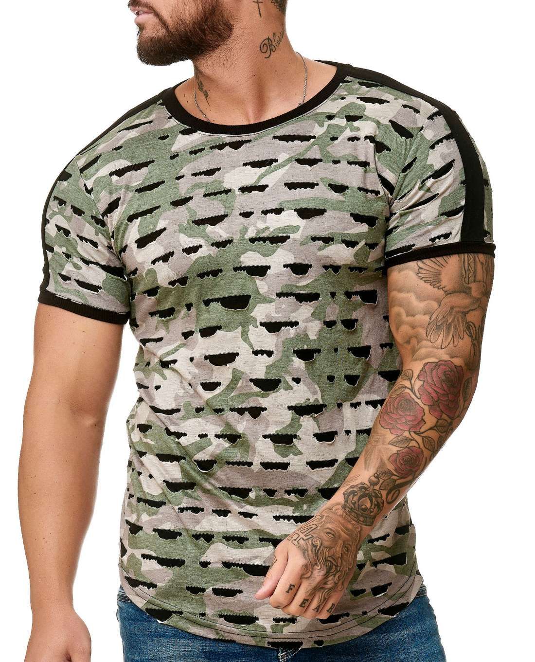 Army T-Shirt Ripped Jerone
