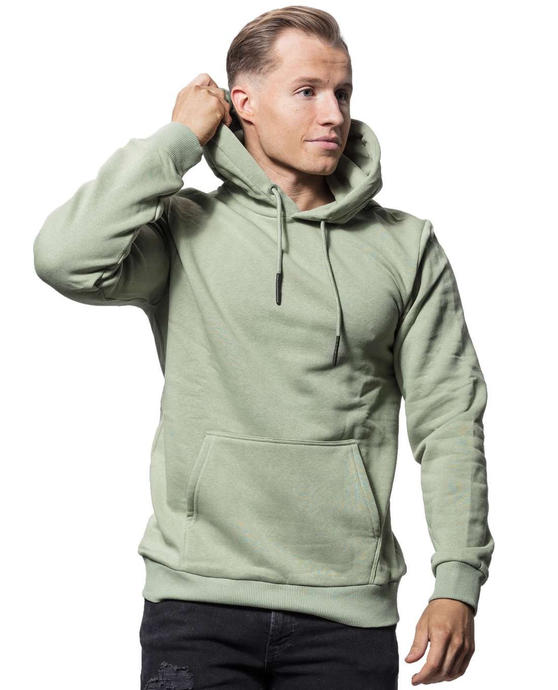 Ceres Hoodie Oil Green Only & Sons